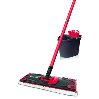 Vileda Ultramax Komplettset – flacher Mikrofasermopp + Eimer mit Presse