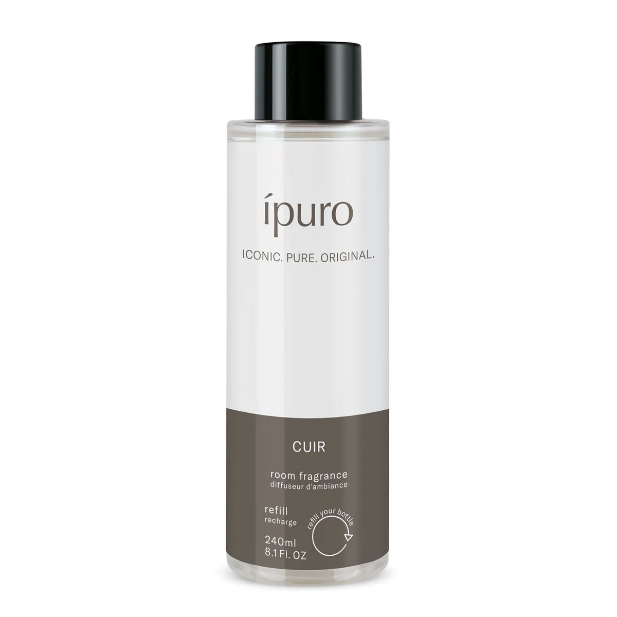 Ipuro geurdiffuser navulling cuir 240ml