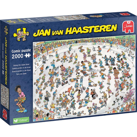 Jan van Haasteren Puzzle – Skateboardfahren in der Schüssel, 2000 Teile.
