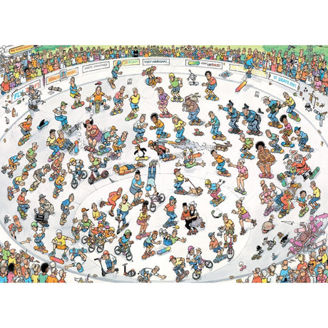 Jan van Haasteren Puzzle – Skateboardfahren in der Schüssel, 2000 Teile.