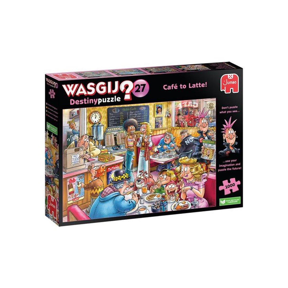Jumbo Wasgij Destiny 27 Puzzle – Das Café!, 1000 Teile.