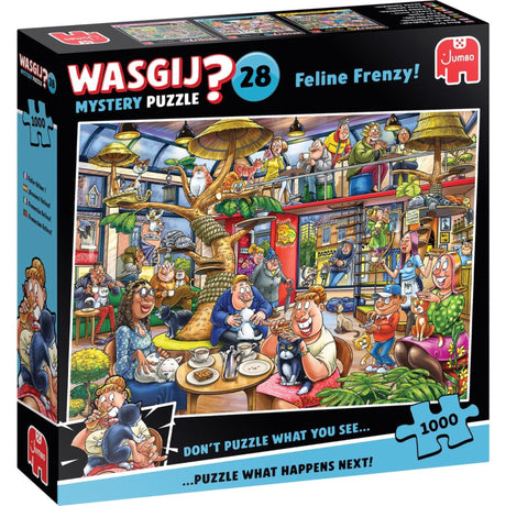 Wasgij Mystery 28 – Katz- und Mausspiel! - 1000 Teile Puzzle - Puzzle