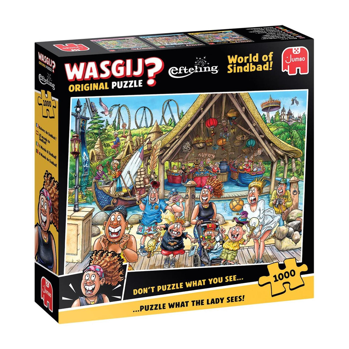 Wasgij Original Efteling-Puzzle – die Welt von Sindbad! - 1000 Stk.