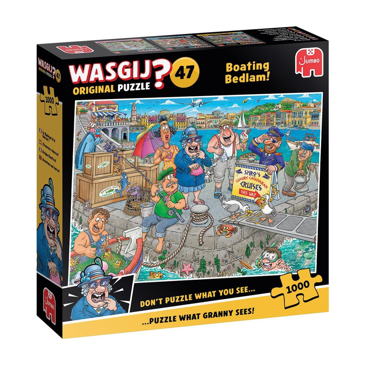 Jumbo Wasgij Original 47 Puzzle – rein ins Boot! - 1000 Stk.