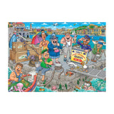 Jumbo Wasgij Original 47 Puzzle – rein ins Boot! - 1000 Stk.