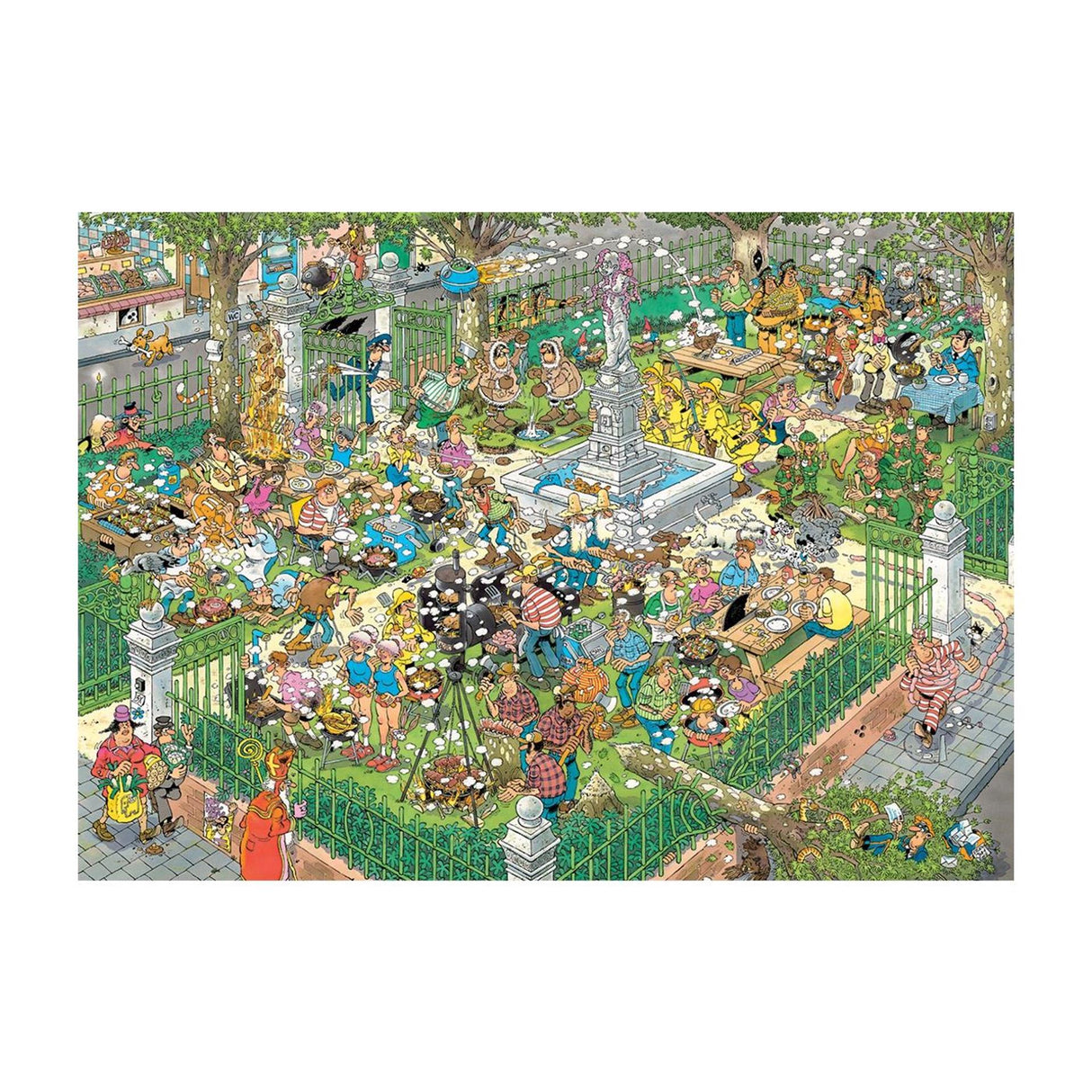Jan van Haasteren Jumbo-Puzzle JVH Grillparty! 1000 Stück