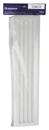 Renson 1006387 - deurrooster 761 pvc ral 9010 450x90mm | 2 stuks