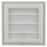 Renson 1006374 - dampkaprooster opbouw 733 pvc ral 9010 187x187mm | 2 stuks