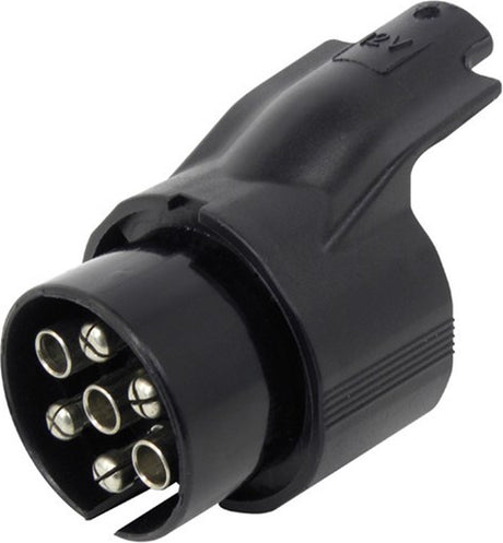 Carpoint adapter 7- naar 13-polig trailerdoos - zwart
