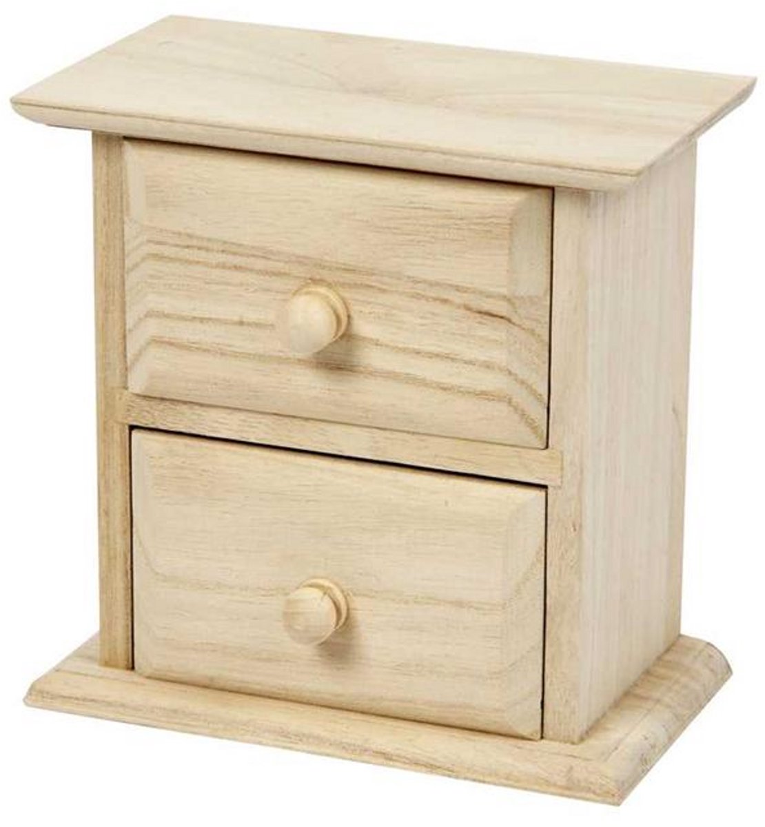 Creativ Company https: www.cchobby.nl Kommode-Abmessungen-13x7-5x13-cm-1-Stück