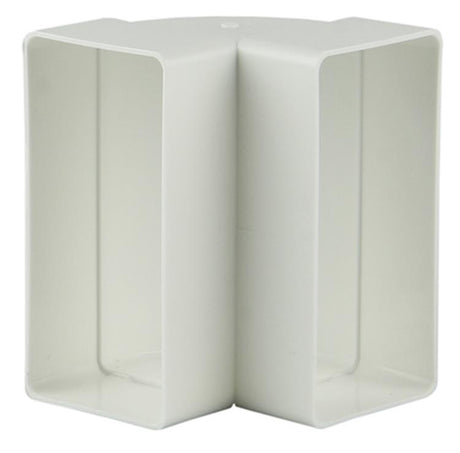 Renson 1006403 - pvc hoekverbinding vert.90° 7015 wit 110x55mm | 3 stuks