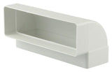 Renson 1006404 - pvc hoekverbinding vert.90° 7015 wit 204x60mm | 3 stuks