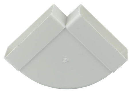 Renson 1006405 - pvc hoekverbinding hor.90° 7016 wit 110x55mm | 3 stuks