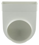 Renson 1006409 - pvc hoekverbinding rechth rond90° 7017 wit ø 150 | 3 stuks