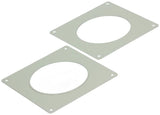 Renson 1006426 - set 2 st.pvc afdekplaten 7031 wit ø 100 | 5 stuks