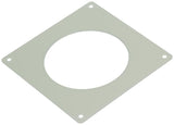 Renson 1006426 - set 2 st.pvc afdekplaten 7031 wit ø 100 | 5 stuks