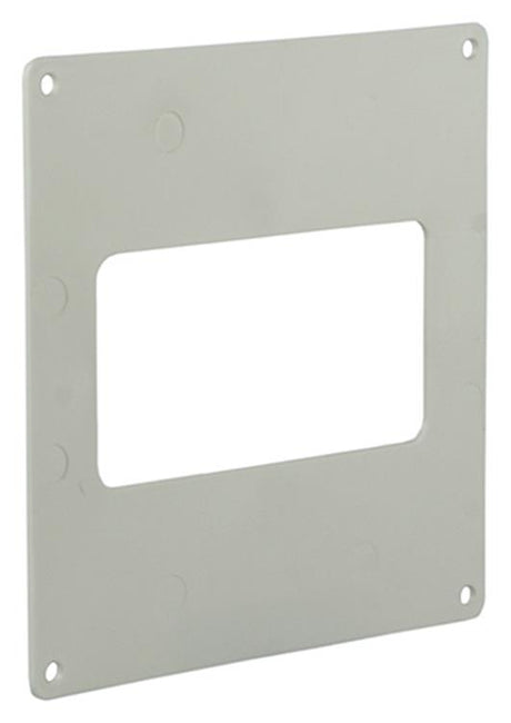 Renson 1006429 - set 2 st.pvc afdekplaten 7032 wit 110x55mm | 5 stuks