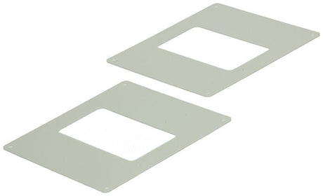 Renson 1006429 - set 2 st.pvc afdekplaten 7032 wit 110x55mm | 5 stuks