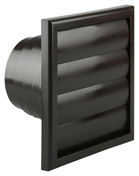 Renson 1006386 - dampkaprooster 4 klep 742 dia pvc ral 8019 ø100-130 | 2 stuks