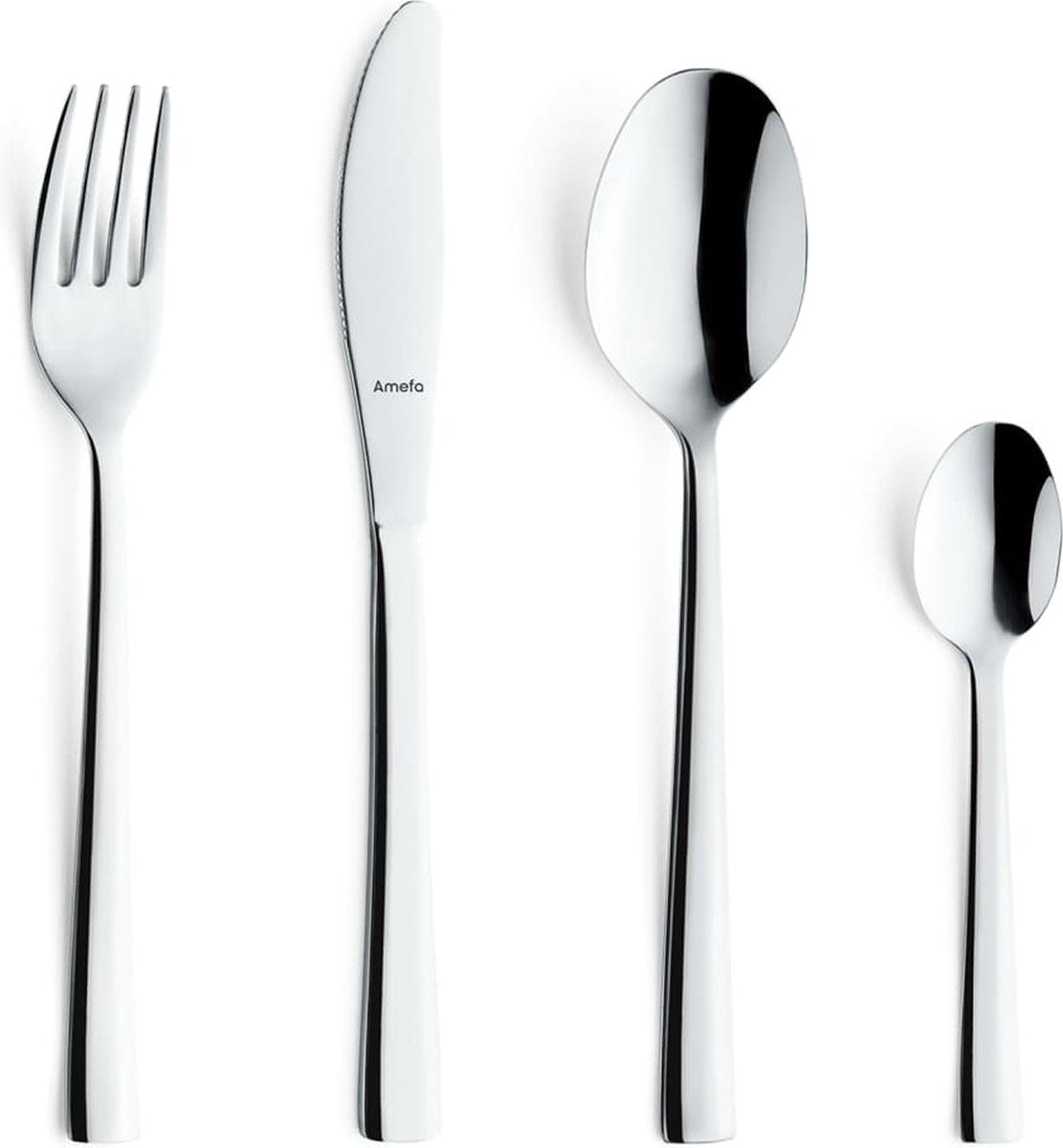 AMEFA AMEFA 24-teilige Besteckset Padova High Gloss Silber Colored