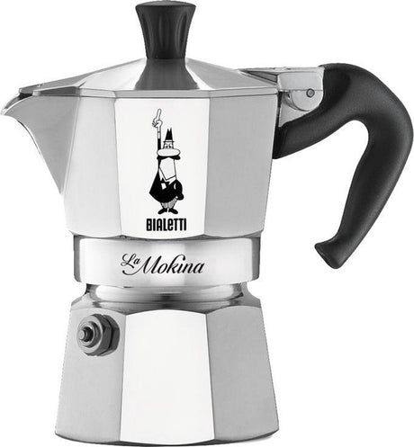Bialetti 0002380 manuelle Kaffeemaschine Moka Express 0,04 l Edelstahl