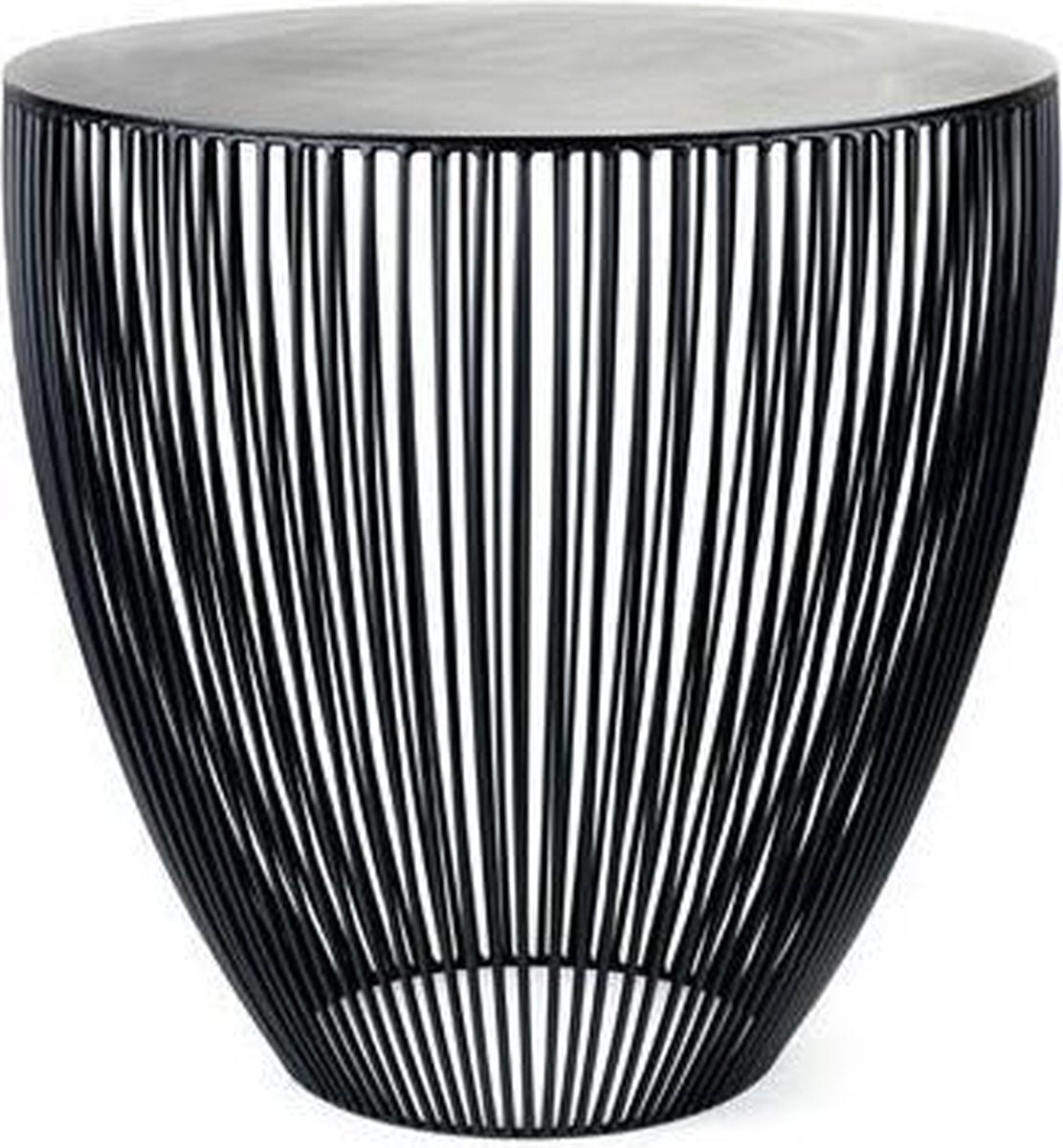 Serax - Antonino Sciortino Metallskulpturen - Beistelltisch L - Schwarz - 50 ø