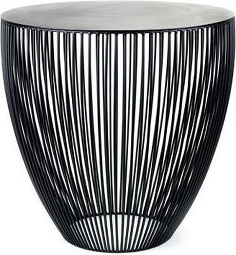 Serax - Antonino Sciortino Metallskulpturen - Beistelltisch L - Schwarz - 50 ø