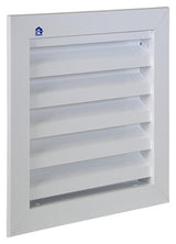 Renson 1006610 - inbouw muurrooster 411 ral 9010 200x200mm | 2 stuks