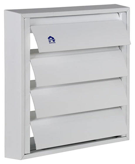 Renson 1013878 - lamellenrooster alu wit 433 173x173mm | 2 stuks
