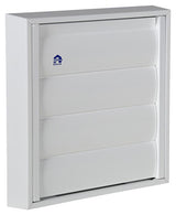 Renson 1013878 - lamellenrooster alu wit 433 173x173mm | 2 stuks