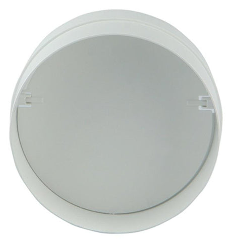 Renson 1008568 - pvc verbindingsstuk + terugslag klep 7007 wit diam. 125mm | 2 stuks