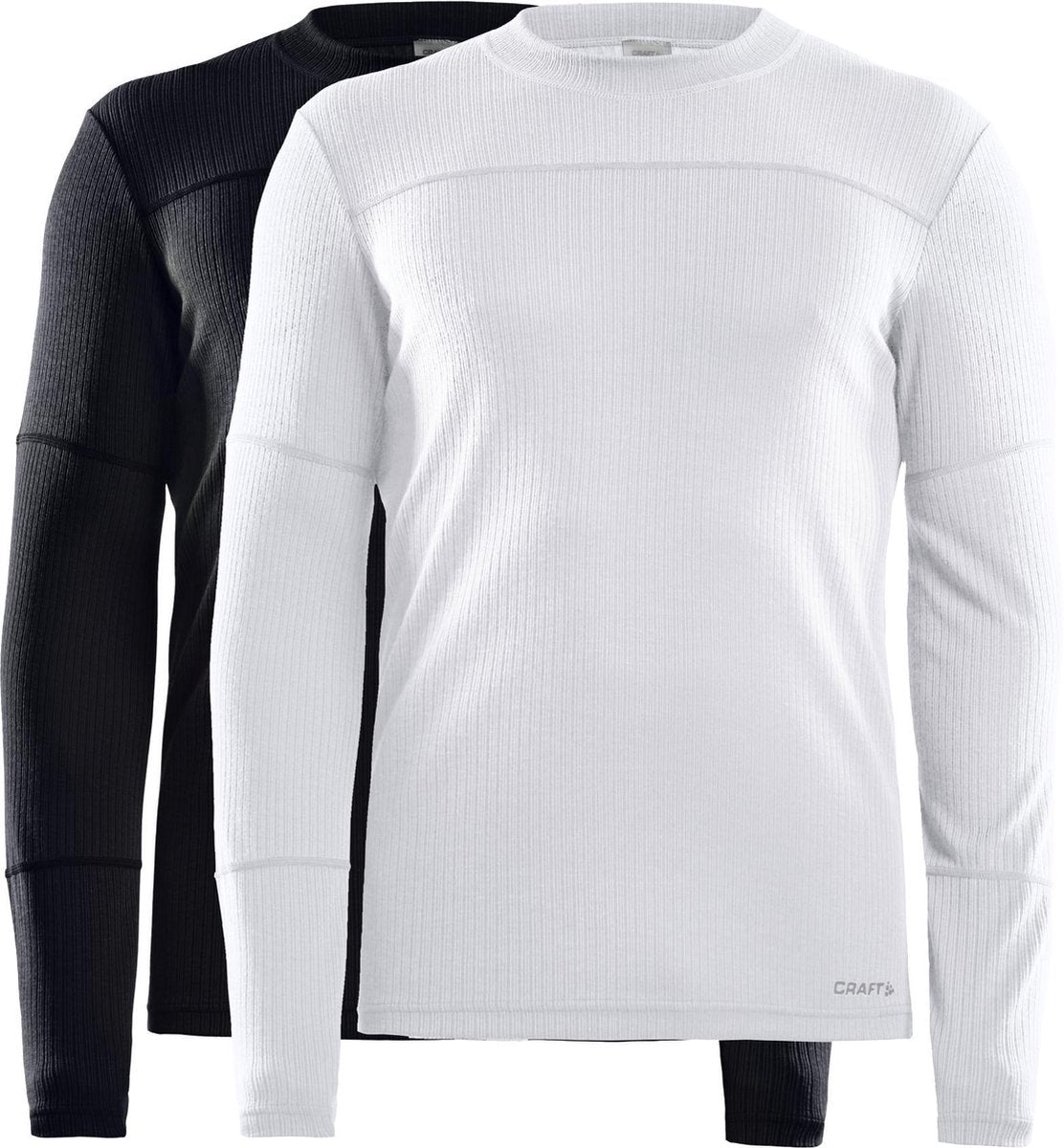 Craft – Core 2-Pack Baselayer – Thermoshirt – Schwarz und Weiß – Herren – M