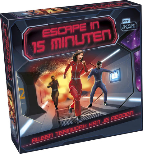 Taktik-Flucht in 15 Minuten – Brettspiel – Escape Room – Familienspiel – kooperativ – 2–4 Spieler – 15 Minuten – ab 8 Jahren