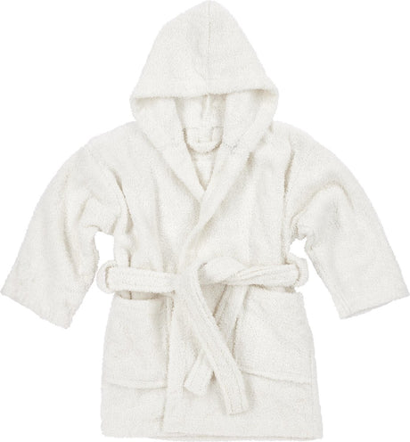 Meyco Baby-Uni-Bademantel – Frottee – gebrochenes Weiß – 98 104