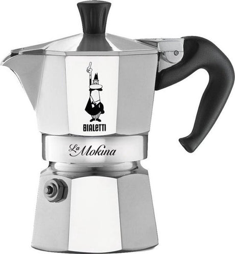 Bialetti 0002380 manuelle Kaffeemaschine Moka Express 0,04 l Edelstahl