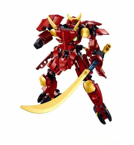 Sluban Exosuit Red Samurai Bauspielzeug Actionfigur – Konstruktionsspielzeug – Bauset mit 236 Bausteinen – M38-B1311 – ab 6 Jahren