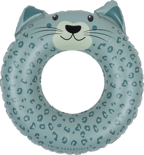 Swim Essentials Schwimmbad – 55 cm – grünes Leopardentier