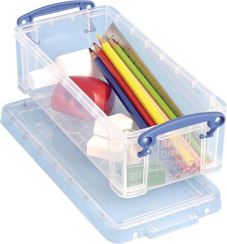Wirklich nützliche Box Bleistiftbox 09 Liter transparent