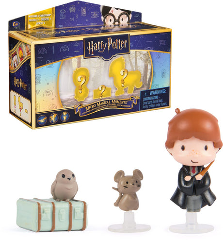 Zauberwelt – Harry Potter – Micro Magic Moments Serie 3 – 2er-Pack Figuren (Stile variieren) – Spielfiguren