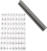 Creativ Company https: www.cchobby.nl Stempelset-aus-Gummi-Buchstaben-Zahlen-h-6-mm-weiß-1-Set