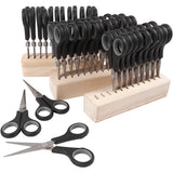 Creativ Company Kinderschere, L: 14 cm, Rechts-Linkshänder, Schwarz, 1 Set