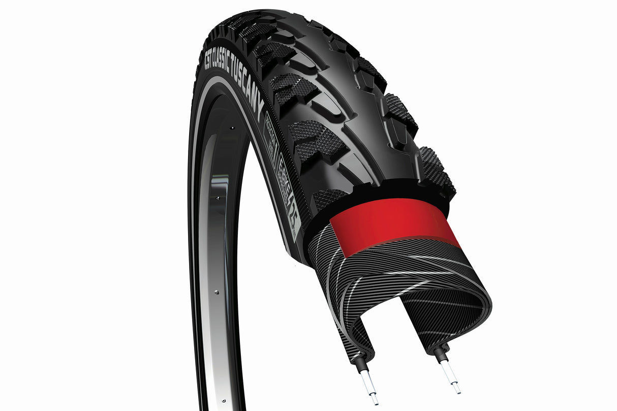 CST-Reifen 24x1,90 50-507 Reflection Classic Toskana Schwarz