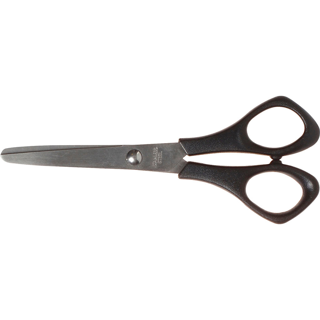 Creativ Firmenschulschere, L: 14 cm, rund, Rechtshänder, 1 Stück
