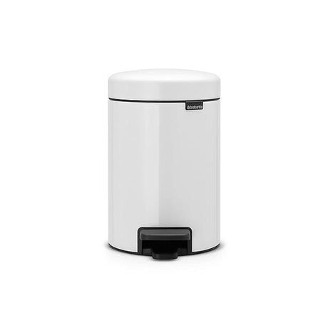 Brabantia Treteimer Newlcon 5 ltr weiß mit Innenbehälter aus Kunststoff