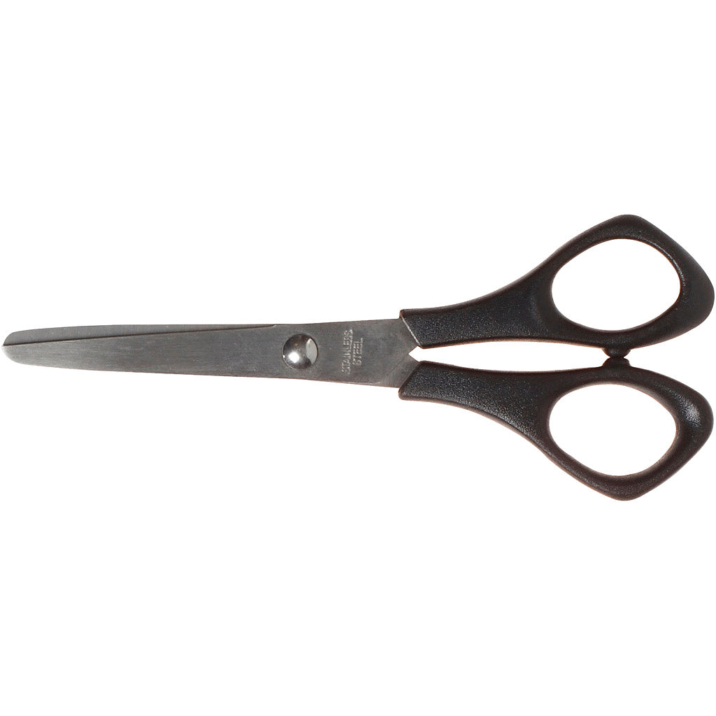 Creativ Firmenschulschere, L: 14 cm, rund, Rechtshänder, 1 Stück