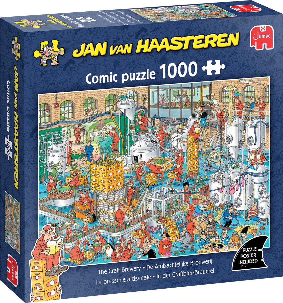 Jan Van Haasteren Pluzzle - Die traditionelle Brauerei, 1000st.