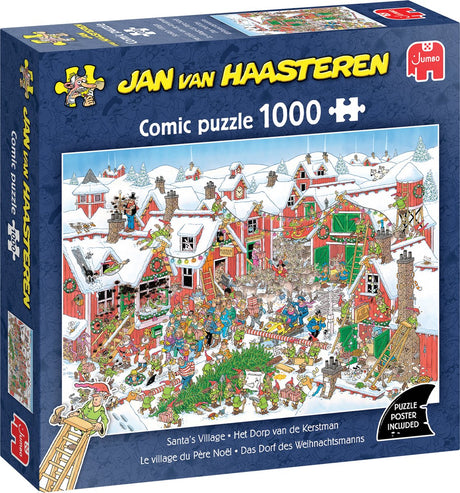 Jumbo-Puzzle Jan Van Haasteren Santa's Village 1000 Teile