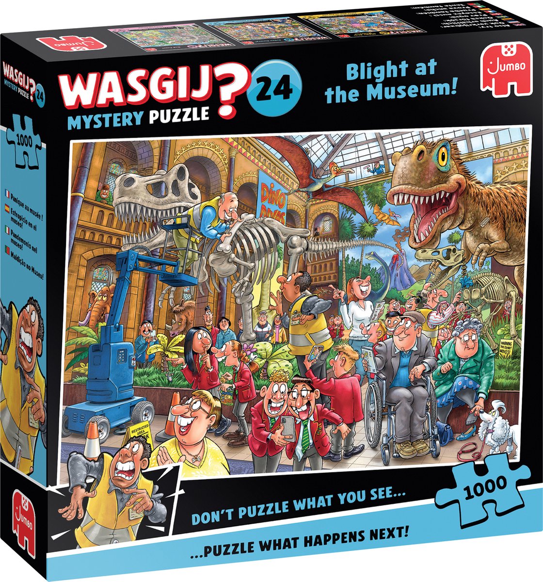 Jumbo Wasgij Mystery 24 Puzzle – Panik im Museum!, 10.000 Teile.