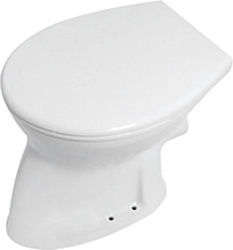 Plieger Brüssel WC-Schüssel, flache Spülung, 35 x 46,5 cm, weiß