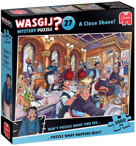 Wasgij Mystery 27 Puzzle – Feuer in der Pfanne!, 1000 Teile.